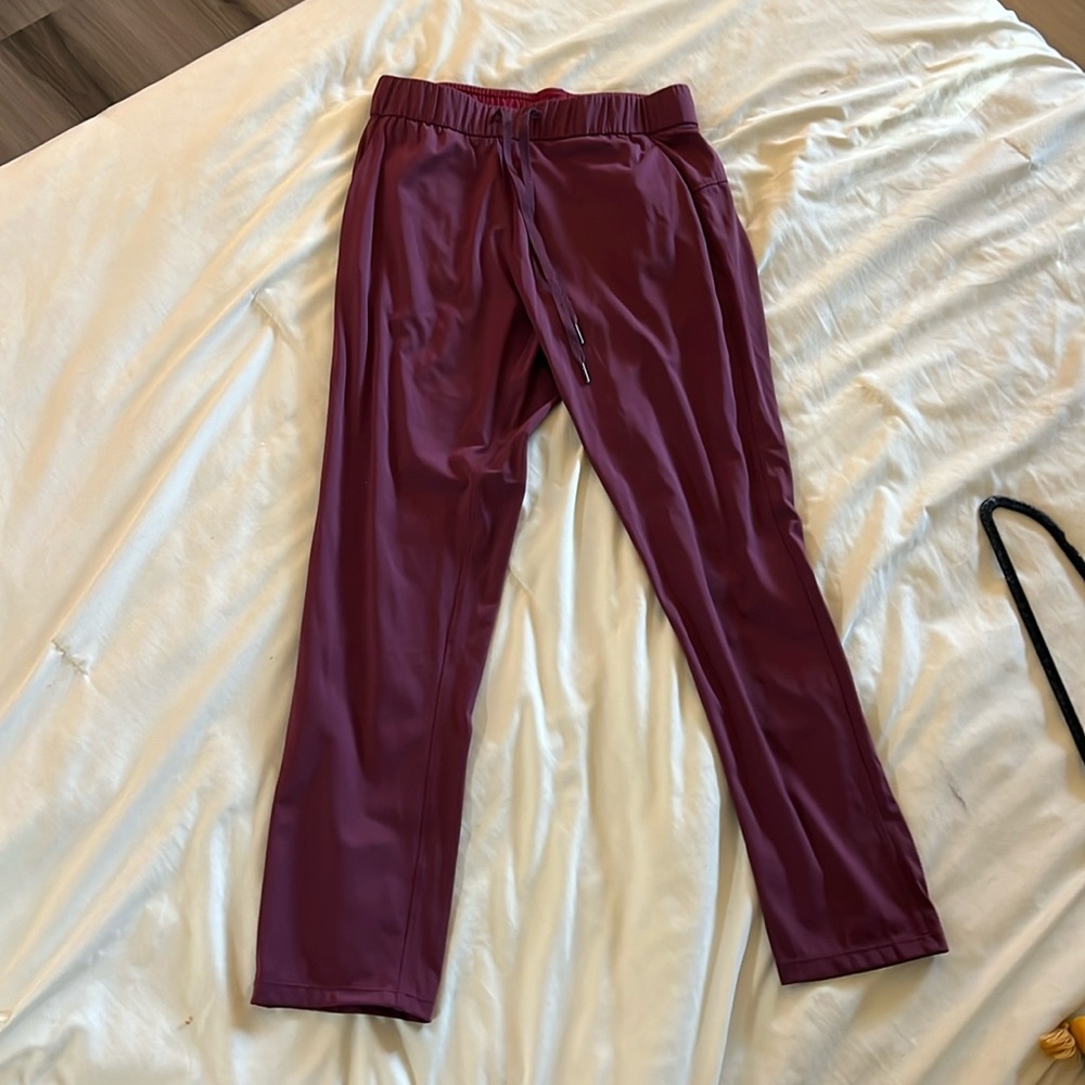 LULULEMON pants, burgundy color. Size 6